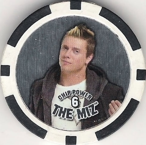 2011 Topps WWE Power Chipz Silver The Miz