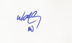WILLIE NELSON SIGNED 3x5 INDEX CARD COA AUTHENTIC