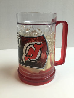 NEW JERSEY DEVILS OFFICIAL NHL 16OZ CRYSTAL FREEZER MUG