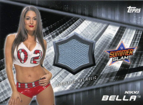 2016 Topps WWE Nikki Bella Authentic Event-Used Mat Relic #040/199