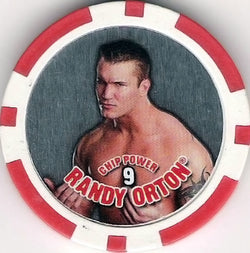 2011 Topps WWE Power Chipz Silver Randy Orton