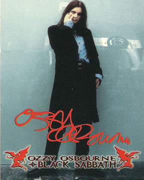Ozzy Osbourne Promo Card A1