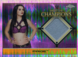 2015 Topps Chrome WWE Paige Authentic Mat Relic #61/75