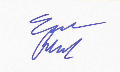 GWYNETH PALTROW SIGNED 3x5 INDEX CARD COA AUTHENTIC