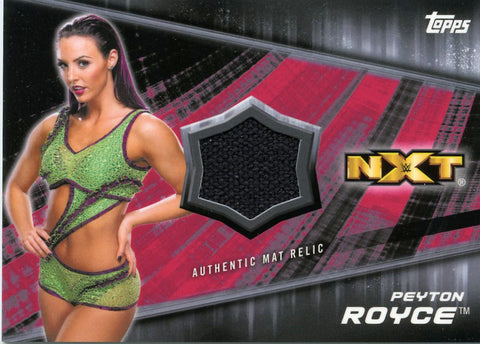 2016 Topps WWE Peyton Royce Authentic Event-Used Mat Relic #08/25