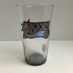 PHILADELPHIA 76ERS OFFICIAL NBA 16OZ PINT GLASS