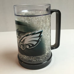 PHILADELPHIA EAGLES OFFICIAL NFL 16OZ CRYSTAL FREEZER MUG