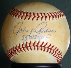 Johnny Podres Authentic Autographed Official MLB Baseball