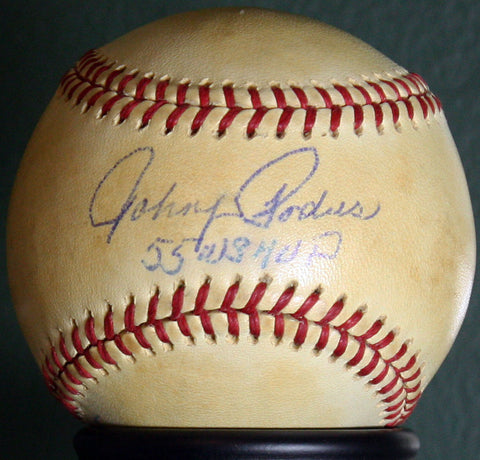 Johnny Podres Authentic Autographed Official MLB Baseball