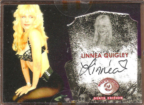 Terror Cards Linnea Quigley Authentic Autograph Card 7