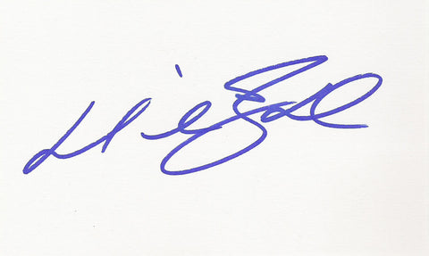 MANNY RAMIREZ SIGNED 3x5 INDEX CARD COA AUTHENTIC