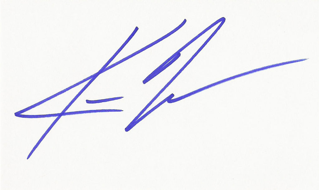 KEANU REEVES SIGNED 3x5 INDEX CARD COA AUTHENTIC – Eclipse Collectibles