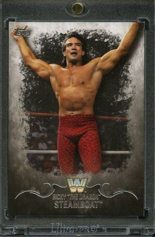 2016 Topps WWE Undisputed #1/1 Ricky "the Dragon" Steamboat Blank Back