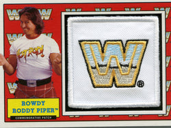 2017 Topps Heritage WWE Rowdy Roddy Piper Commemorative WWF Patch #038/299