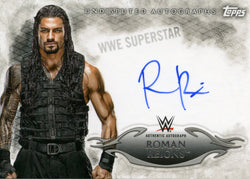 2015 Topps Undisputed WWE Roman Reigns Authentic Autograph