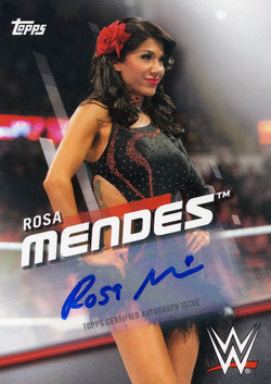 2017 Topps WWE Rosa Mendes Authentic Autograph #47/99
