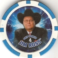 2011 Topps WWE Power Chipz Jim Ross