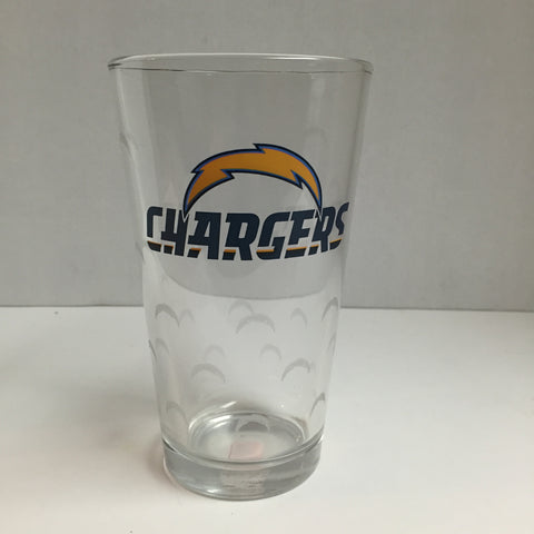 SAN DIEGO CHARGERS OFFICIAL NFL 16OZ PINT GLASS