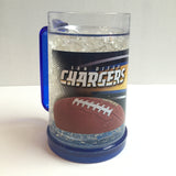 SAN DIEGO CHARGERS OFFICIAL NFL 16OZ CRYSTAL FREEZER MUG