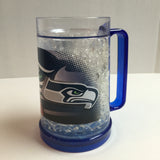 SEATTLE SEAHAWKS OFFICIAL NFL 16OZ CRYSTAL FREEZER MUG