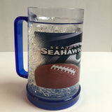 SEATTLE SEAHAWKS OFFICIAL NFL 16OZ CRYSTAL FREEZER MUG