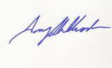 TONY SHALHOUB SIGNED 3x5 INDEX CARD COA AUTHENTIC