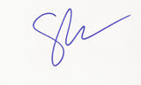 SARAH SILVERMAN SIGNED 3x5 INDEX CARD COA AUTHENTIC