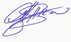 GENE SIMMONS SIGNED 3x5 INDEX CARD COA AUTHENTIC