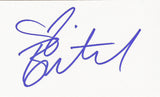 BRITNEY SPEARS SIGNED 3x5 INDEX CARD COA AUTHENTIC