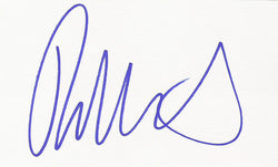 ROD STEWART SIGNED 3x5 INDEX CARD COA AUTHENTIC