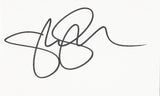 SHARON STONE SIGNED 3x5 INDEX CARD COA AUTHENTIC