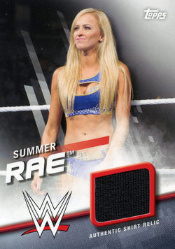 2017 Topps WWE Summer Rae Authentic Shirt Relic #016/199