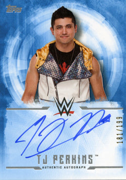 2017 Topps Undisputed WWE TJ Perkins Authentic Autograph #181/199