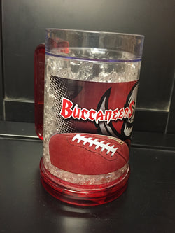 TAMPA BAY BUCCANEERS OFFICIAL NFL 16OZ CRYSTAL FREEZER MUG