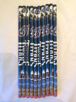 (19) TENNESSEE TITANS OFFICAL NFL NO. 2 PENCILS