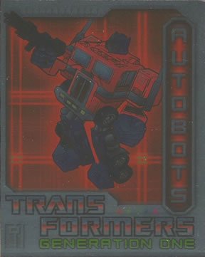 Cards Inc. Transformers Promo Card P1