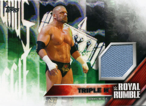 2016 Topps WWE Triple H Royal Rumble 2016 Authentic Mat Relic #260/399