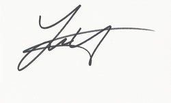 LIV TYLER SIGNED 3x5 INDEX CARD COA AUTHENTIC
