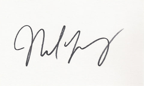 NEIL YOUNG SIGNED 3x5 INDEX CARD COA AUTHENTIC
