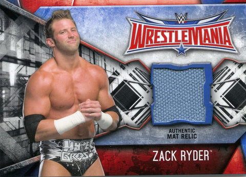 2017 Topps WWE Zack Ryder Authentic Mat Relic