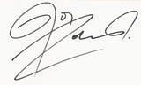 ROB ZOMBIE SIGNED 3x5 INDEX CARD COA AUTHENTIC