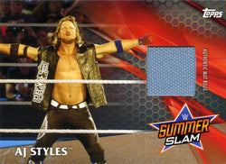 2017 Topps WWE AJ Styles Authentic Mat Relic #081/199
