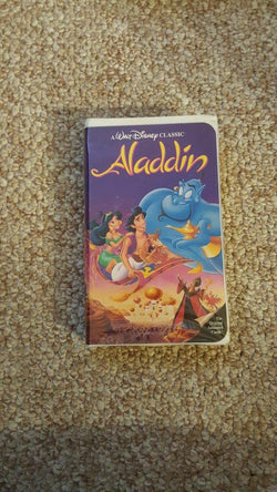 WALT DISNEY BLACK DIAMOND ALADDIN VHS