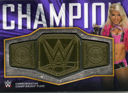 2018 Topps WWE Alexa Bliss Commemorative Commemorative Championship Plate #47/99