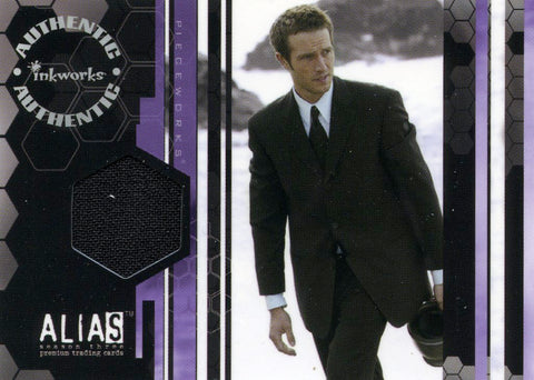 2004 Inkworks Alias Season Three Michael Vartan Authentic Worn Costume PW2