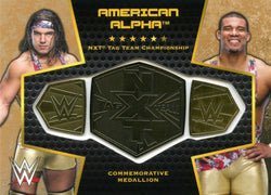 2017 Topps WWE American Alpha Commemorative Medallion #17/99