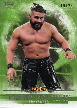 2017 Topps WWE Undisputed Green Andrade "Cien" Almas