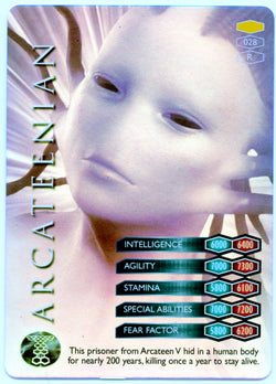 Torchwood TCG Foil Trading Card #028 Arcateenian