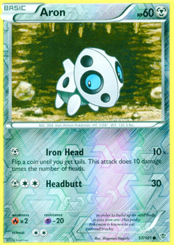 Pokemon Foil Aron