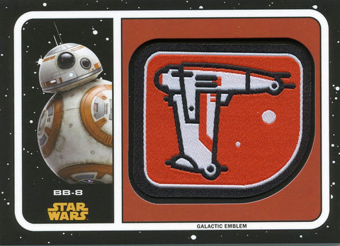 Topps Journey to Star Wars: The Last Jedi BB-8 Emblem Patch MP-BE